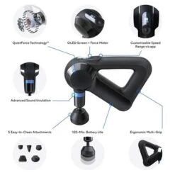 Therabody Theragun Elite Percussive Massage Gun -Pro Tennis Zone G4 ELITE BLK 6