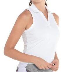 K-Swiss K Swiss Sleeveless Rib Polo