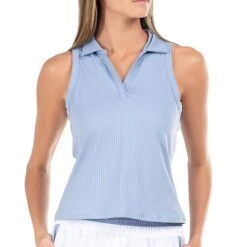 K-Swiss K Swiss Glace & Infinity Sleeveless Rib Polo -Pro Tennis Zone KWT06 452