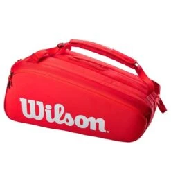 Wilson Super Tour Red 15 Pack Tennis Bag -Pro Tennis Zone WR8010301001