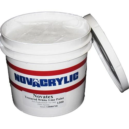 Novatex Textured White Line Paint 1 Gallon Pail 1 Novatex Textured White Line Paint 1 Gallon Pail